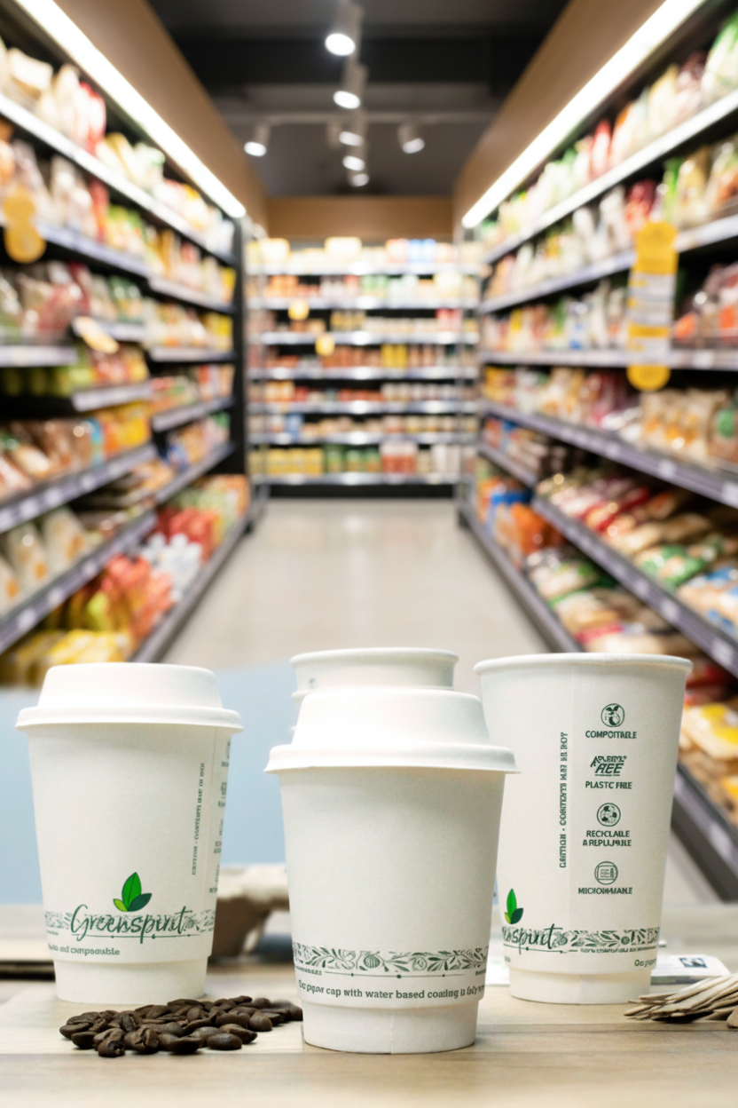 Cup Double Wall 8Oz Plastic Free