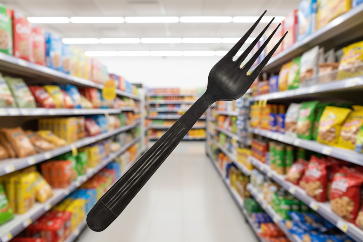 Cutlery Reusable Hd Pp Fork Black
