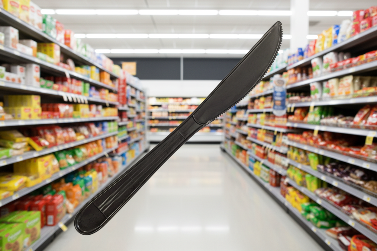 Cutlery Reusable Hd Pp Knife Black