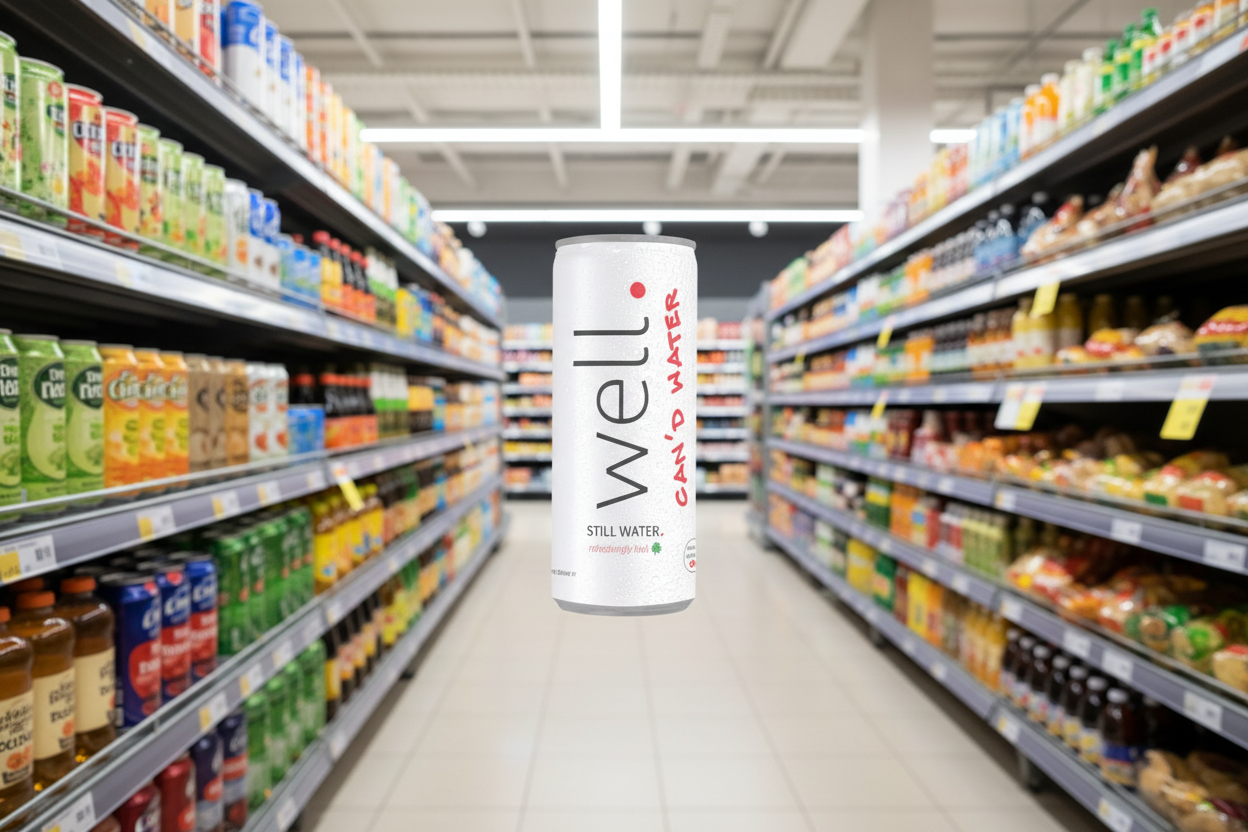 24 x Well Canned Water Still 330Ml