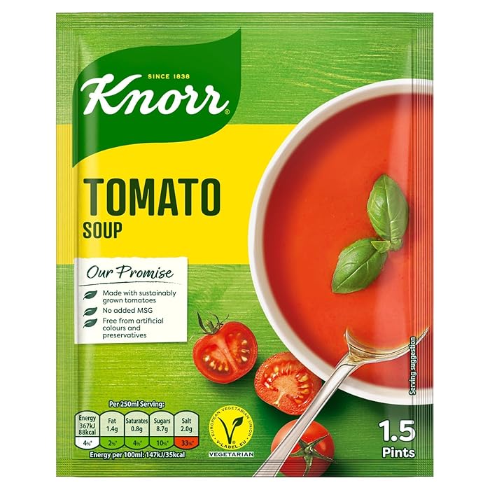 12 x Knorr Tomato Soup 1.5 Pints/86G