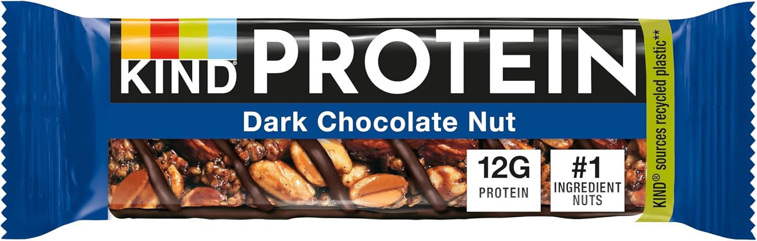 12 x Kind Protein Dark Chocolate Nut 50G