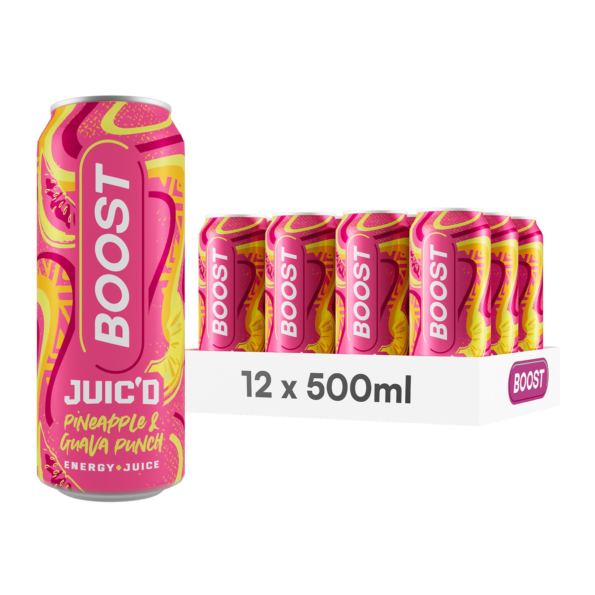 12 x Boost Juic'd Pineapple & Guava Punch - 500ML