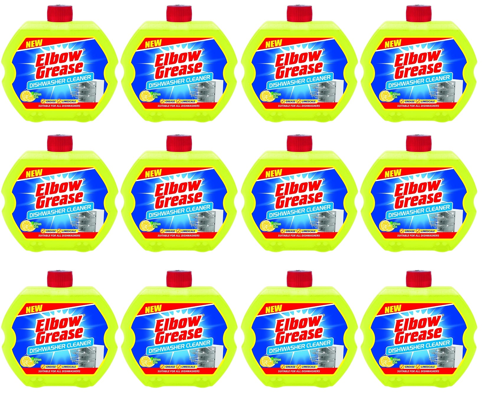 12 X Elbow Grease Dishwasher Cleaner - 250Ml