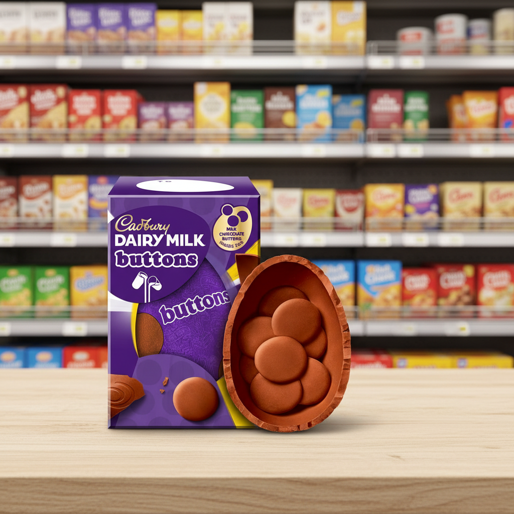 12 x Cadbury Buttons Small Egg - 96GM