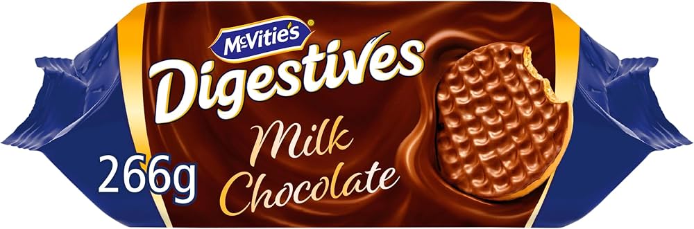 15 X Mcvities Milk Chocolate Digs - 266Gm