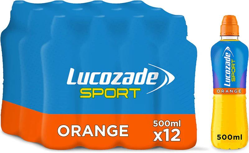 12 x Lucozade Sport Orange - 500ML