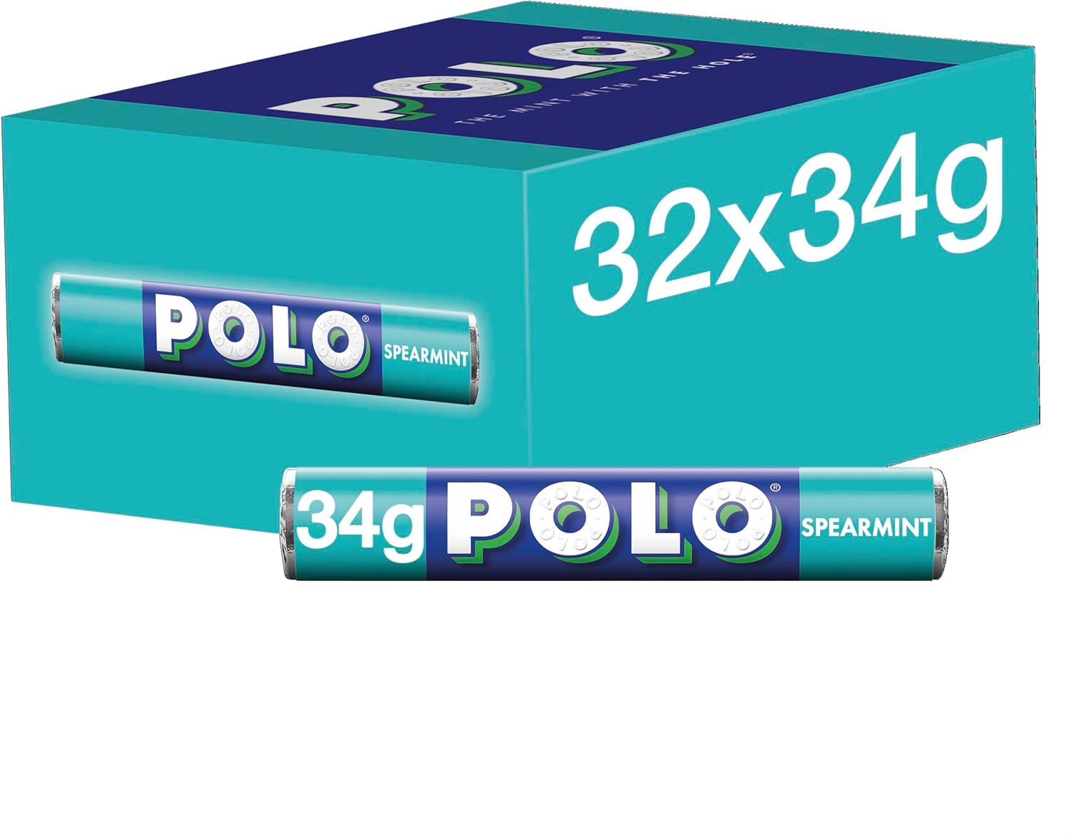 32 x Polo Spearmint Mint Tube 34G