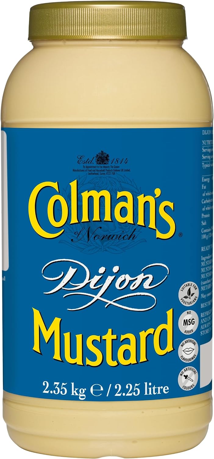 2 x Colman's Dijon Mustard 2.25L