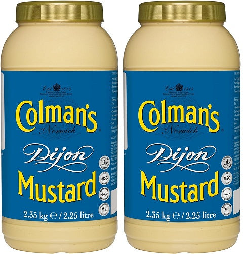 2 x Colman's Dijon Mustard 2.25L