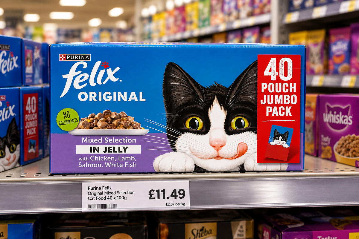 Felix Original Mixed Selection In Jelly Wet Cat Food 40X85G