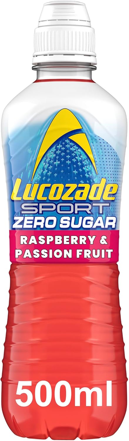 12 x Lucozade Sport Zero Raspberry & Passion Fruit 500Ml