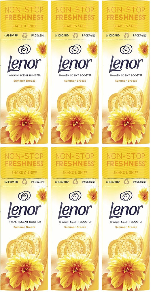 6 x Lenor In Wash Booster Summer Breeze - 176GM