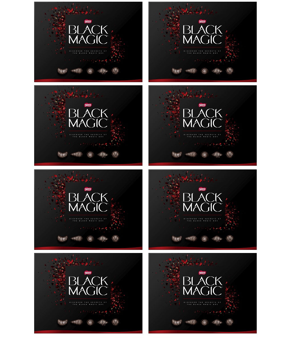 8 x Black Magic Small Box  - 174GM