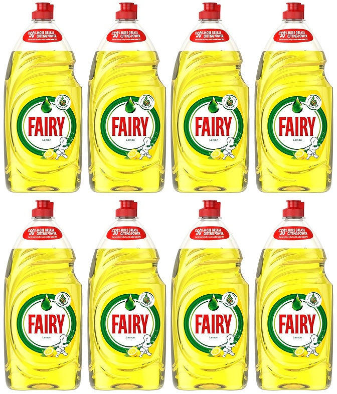 8 x Fairy Liquid Lemon   - 1015ML