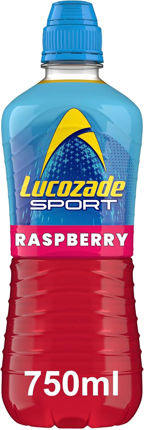 12 x Lucozade Sport Drink Raspberry 750Ml