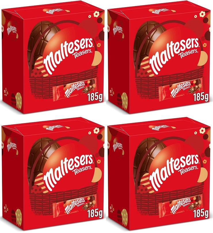 4 x Maltesers Teasers Milk Chocolate Large Easter Egg - 185GM