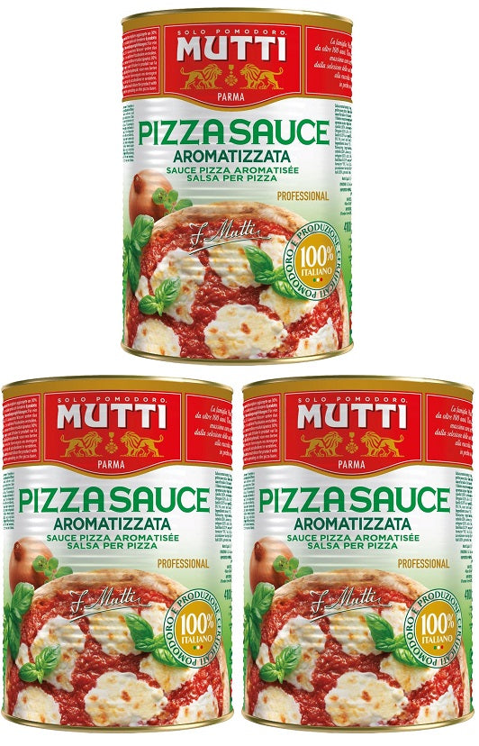 3 x Mutti Pizza Sauce Aromatizzata 4100G