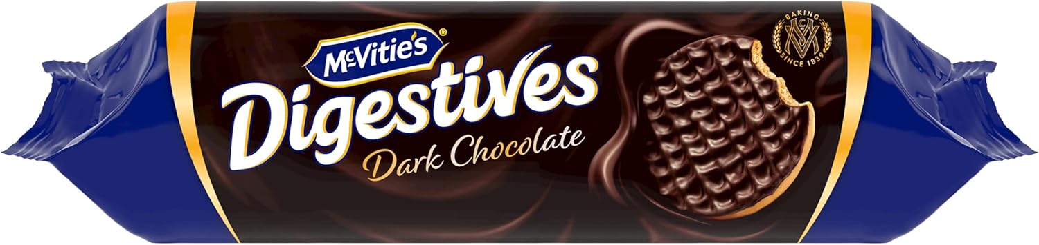 12 x Mcvitie's Dark Chocolate Digestive Biscuits 400G