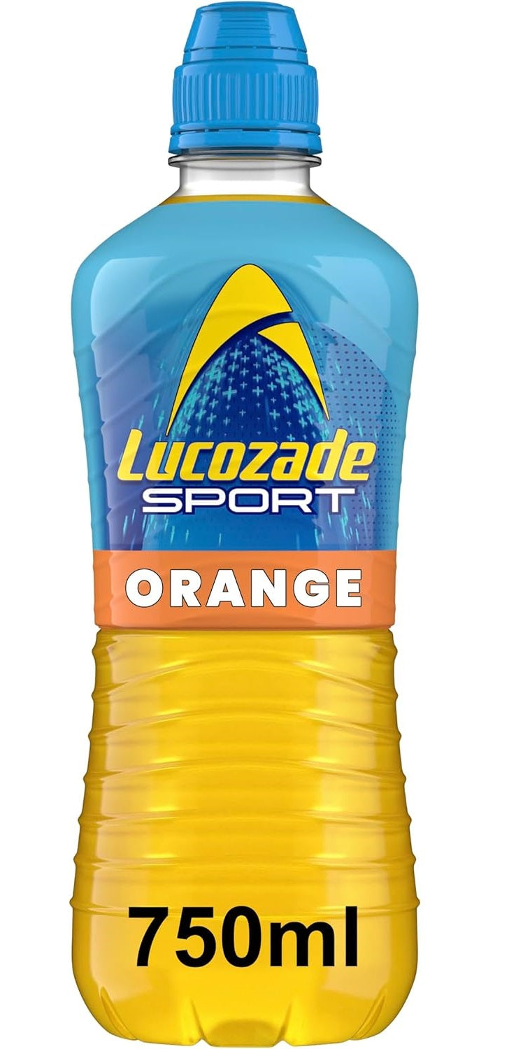 12 x Lucozade Sport Drink Orange 750Ml