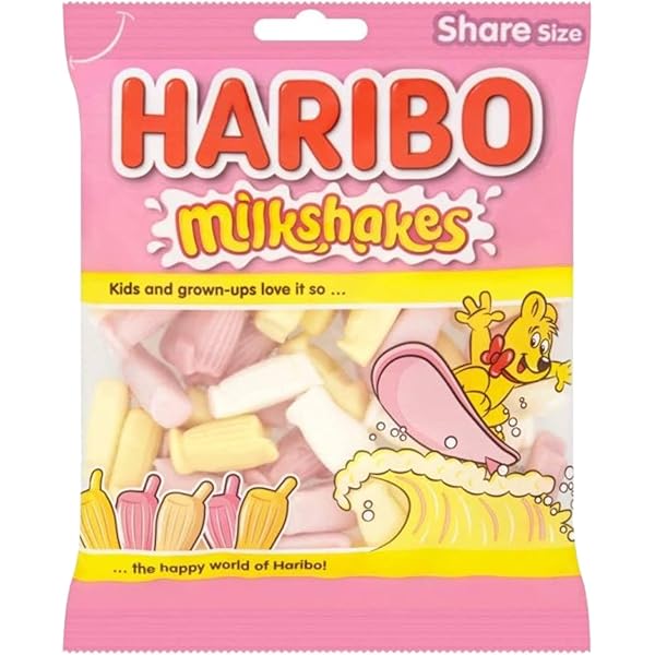 12 x Haribo Milkshakes - 140Gm