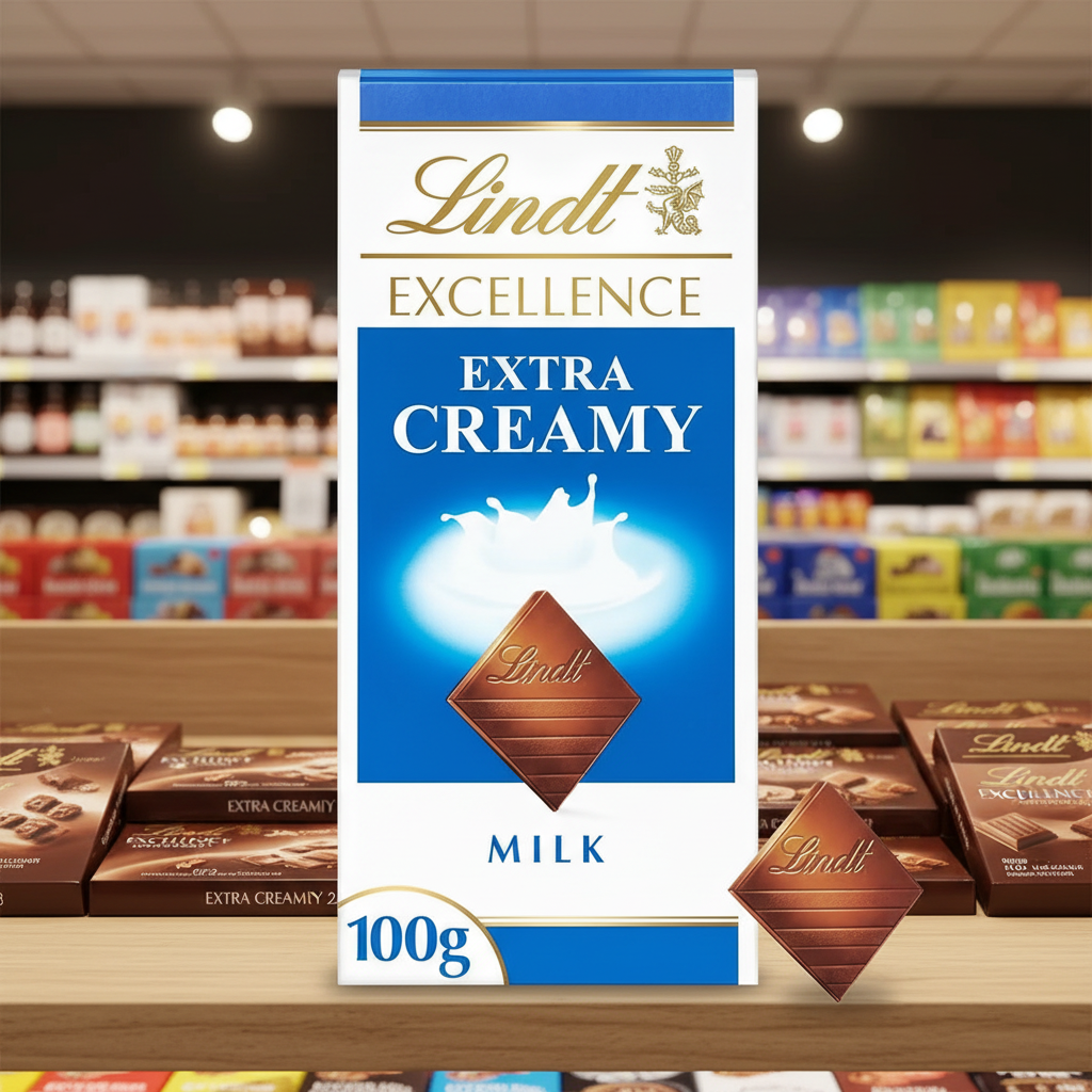 8 x Lindt Excellence Extra Creamy - 100GM
