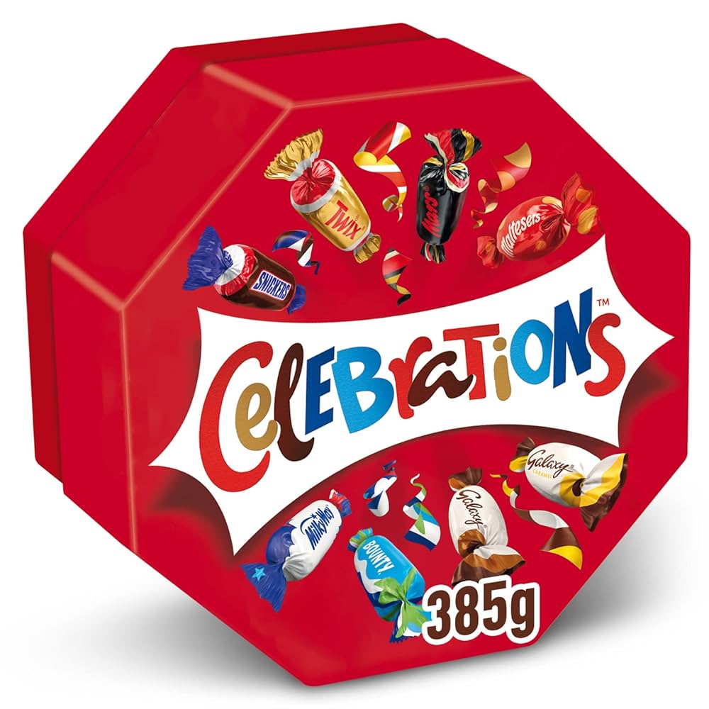 6 x Celebrations Chocolate Centerpiece Gift Box - 385GM