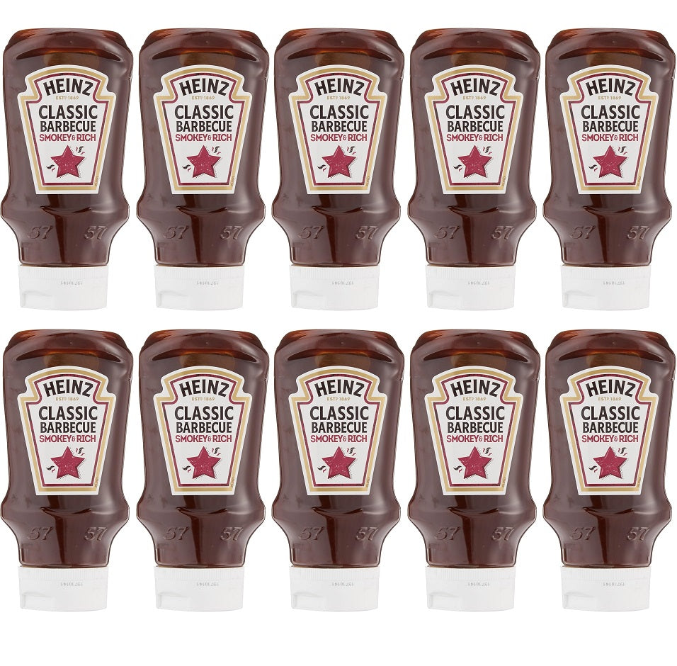 10 x Heinz  Classic Bbq Sauce - 480g