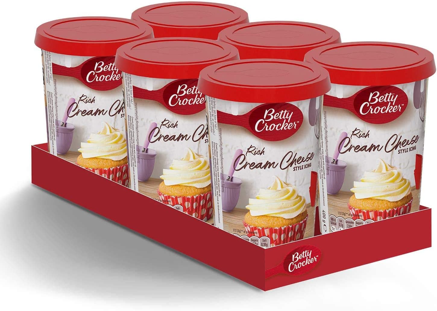 6 X Betty Crocker Vanilla Icing 400G