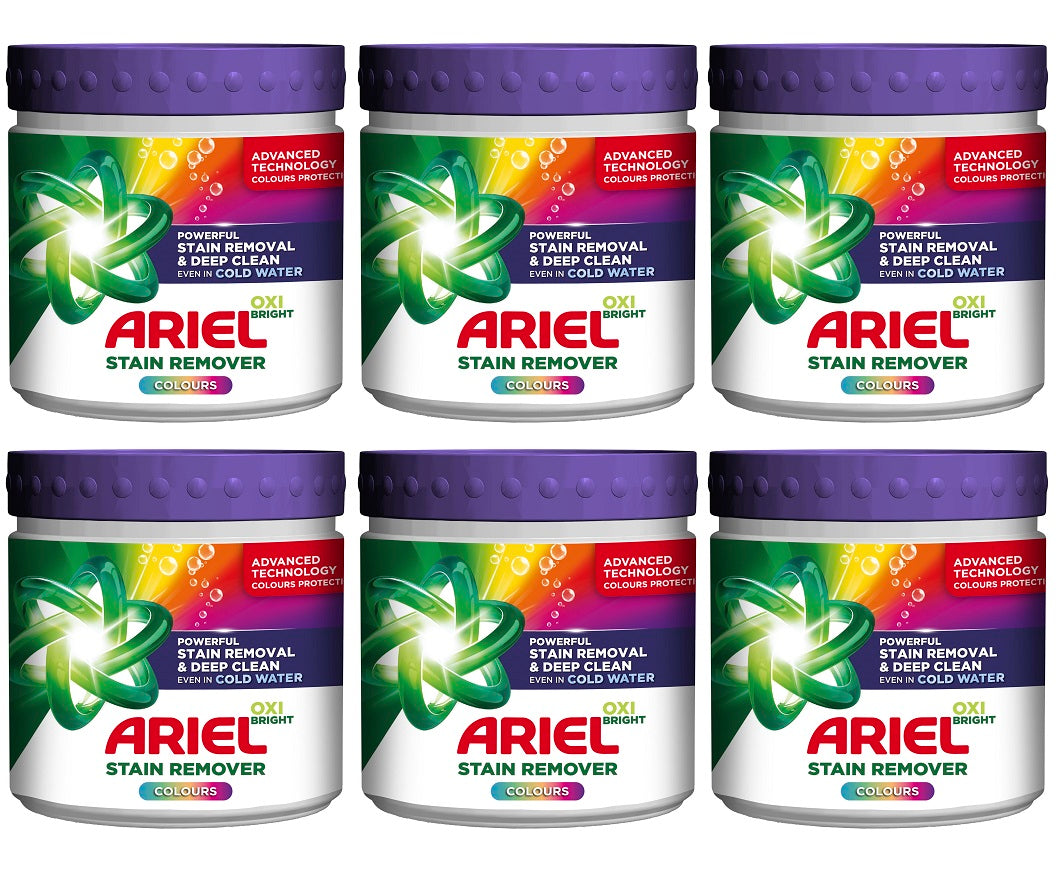 6 X Ariel Stain Remover Powder - 500Gm