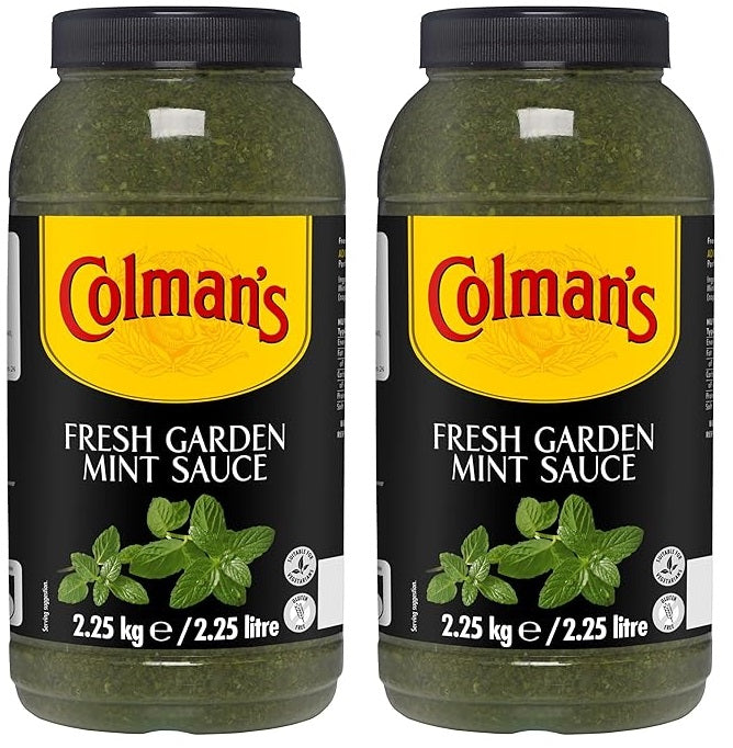 2 x Colman's Fresh Garden Mint Sauce 2.25L