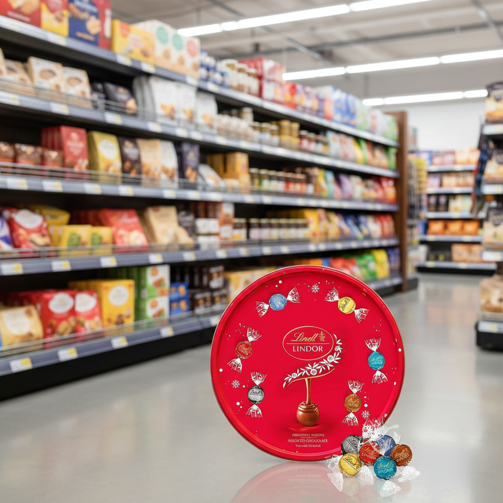 8 X Lindt Lindor Assorted Truffles Sharing Tin 450GM