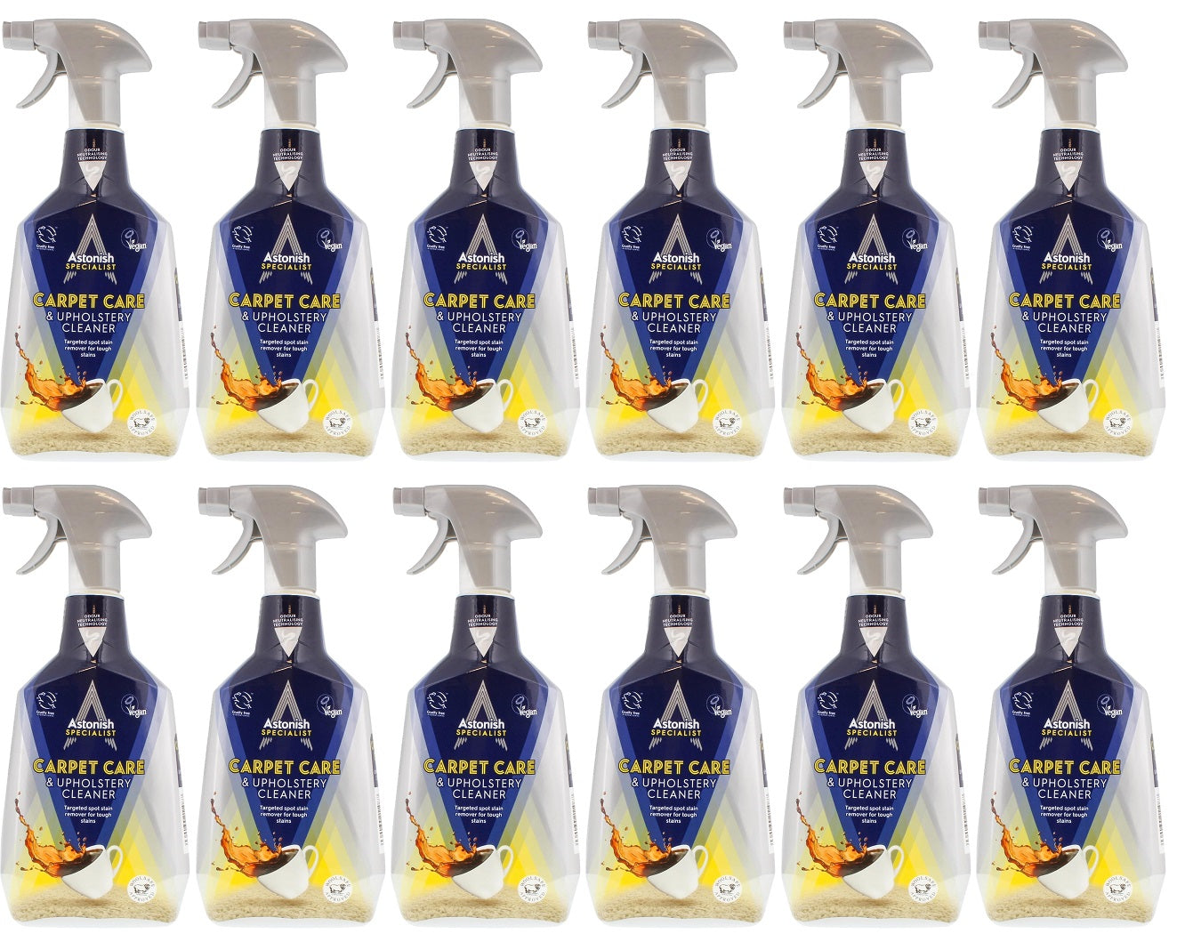 12 x Astonish Carpet & Upholstery - 750ML