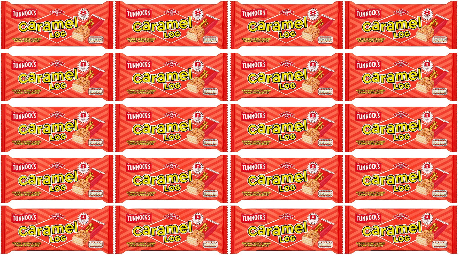 20 x Tunnocks Caramel Logs - 8