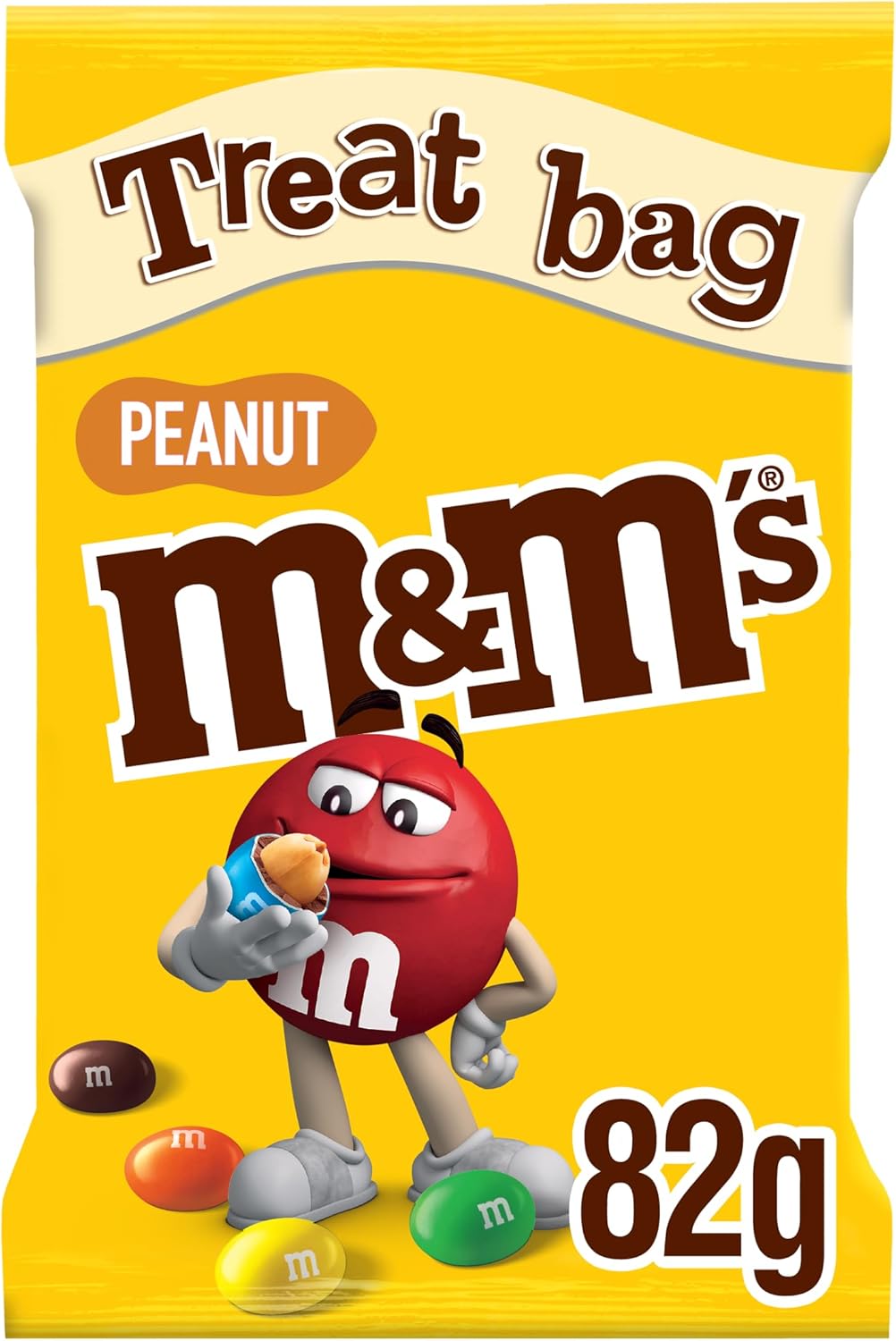 16 x M&m's Peanut Treat Bag - 82GM