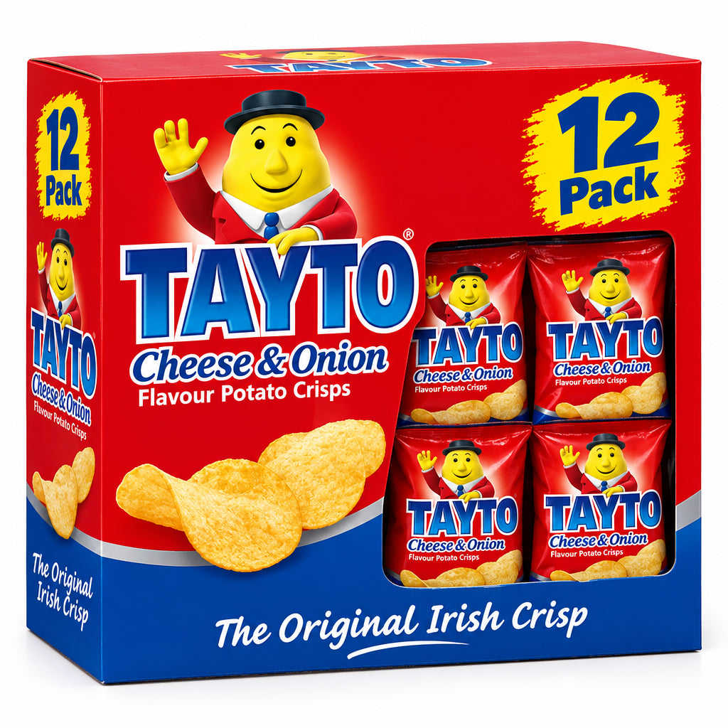 12 x Tayto Cheese and Onion 25g (Ireland)