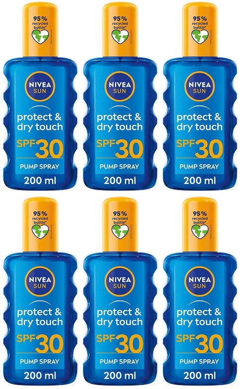 6 x Nivea Sun Spray Spf 30 - 200ML