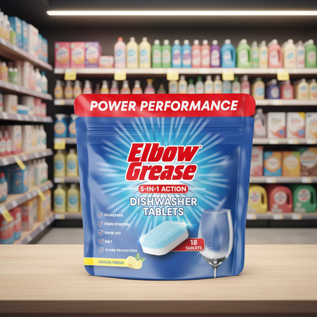 12 X Elbow Grease Dishwash Tablets - 18 Pack