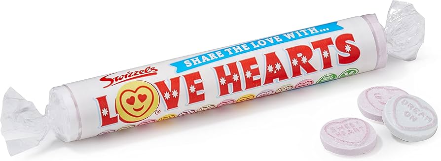 24 x Swizzels Love Hearts 39G