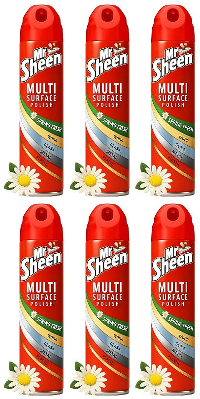 6 x Mr Sheen  - 250ML