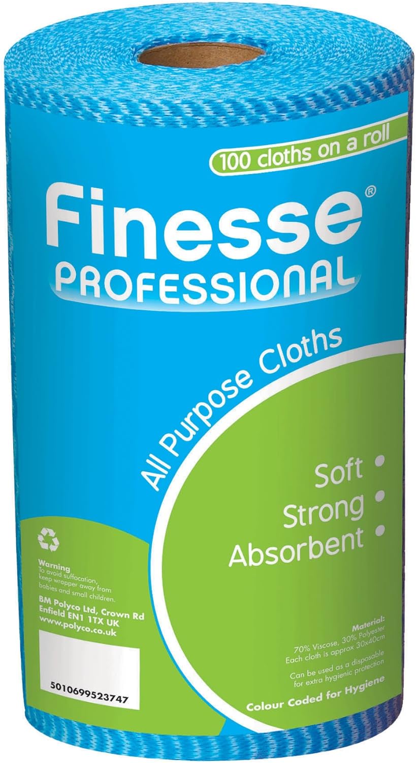 Finesse Professional All Purpose Cloths Blue