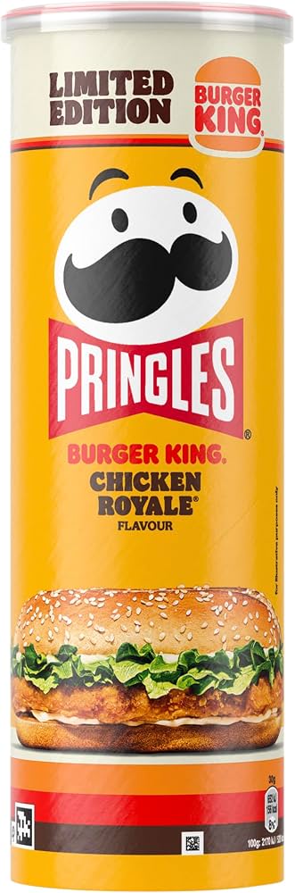19 X Pringles Burger King Chicken Royale - 165Gm