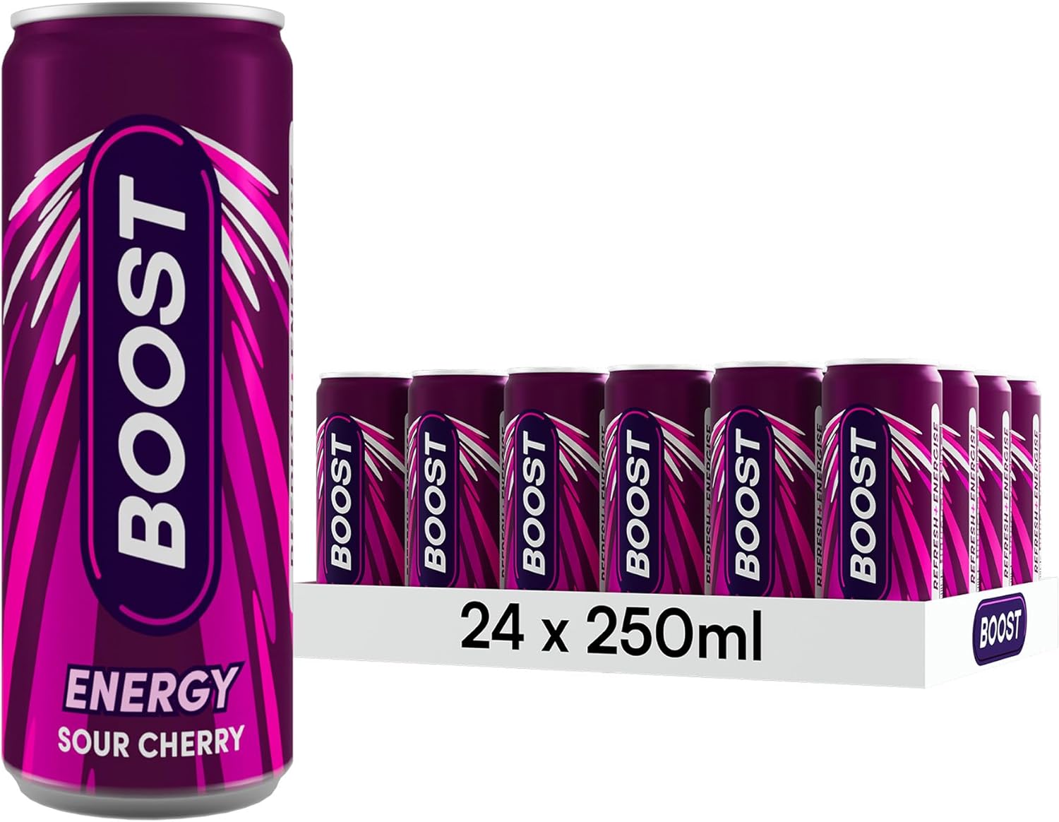 24 x Boost Energy Cherry Can - 250ML