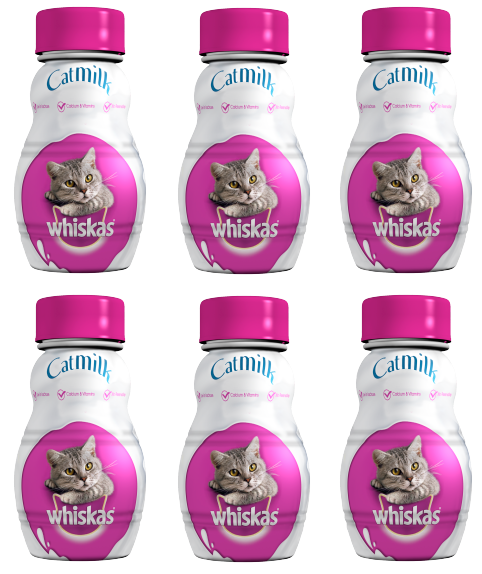 6 x Whiskas Cat Milk 200Ml