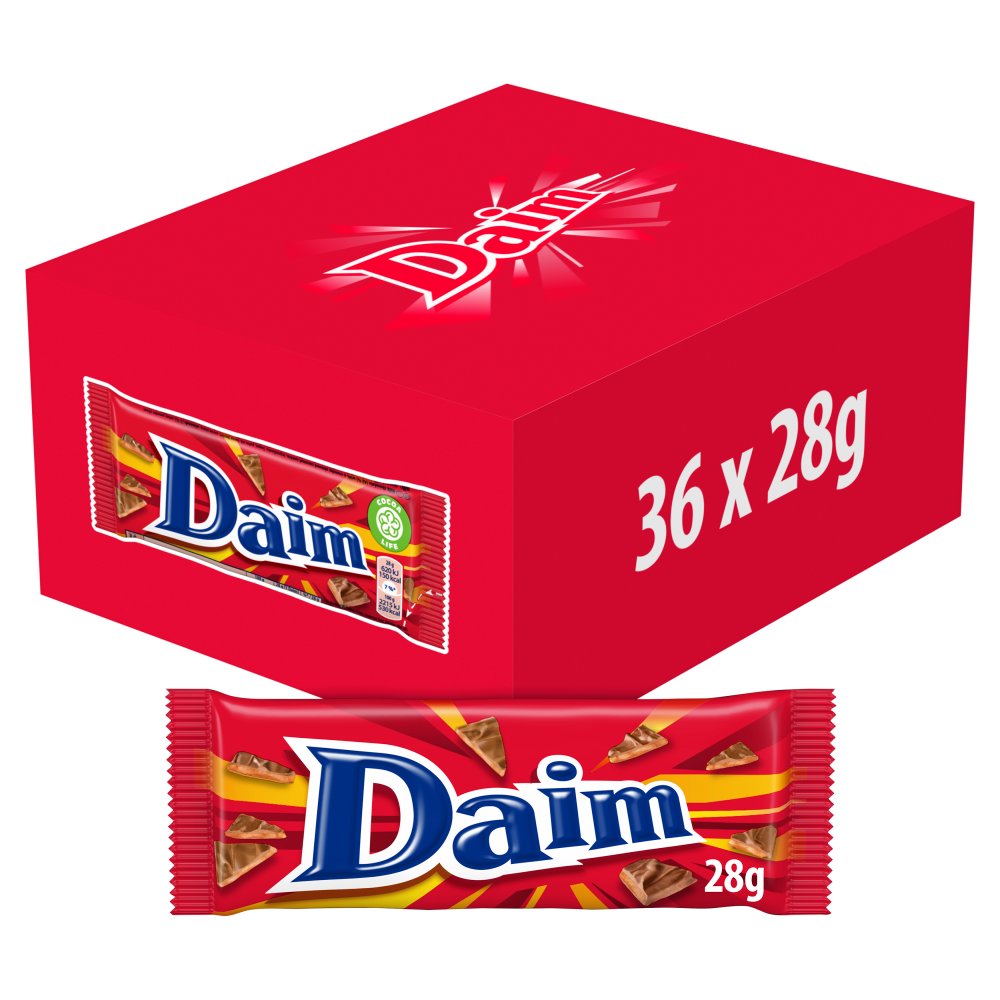 36 x Daim Chocolate Bar 28G