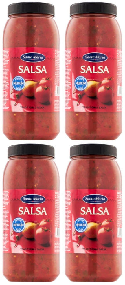 4 x Santa Maria Tex Mex Traditional Salsa 2.3Kg