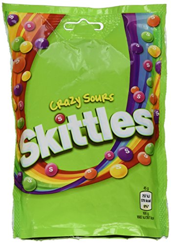 15 x Skittles Crazy Sours 136G