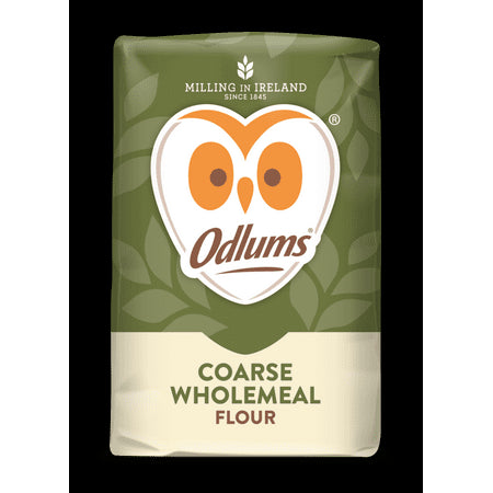 8 x Odlums Coarse Wholemeal Flour 2Kg