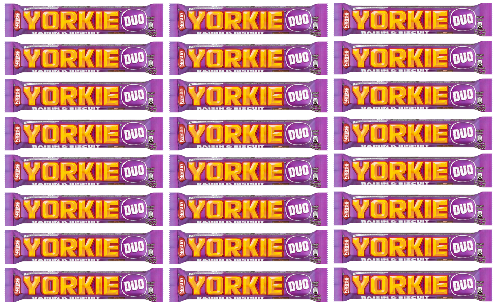 24 x Nestle Yorkie Raisin & Biscuit Duo 66G