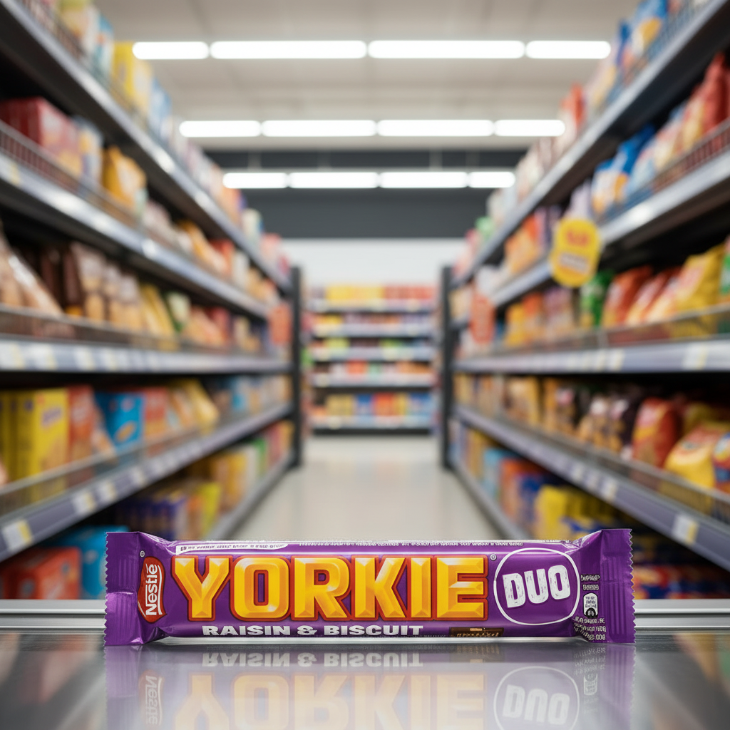 24 x Nestle Yorkie Raisin & Biscuit Duo 66G